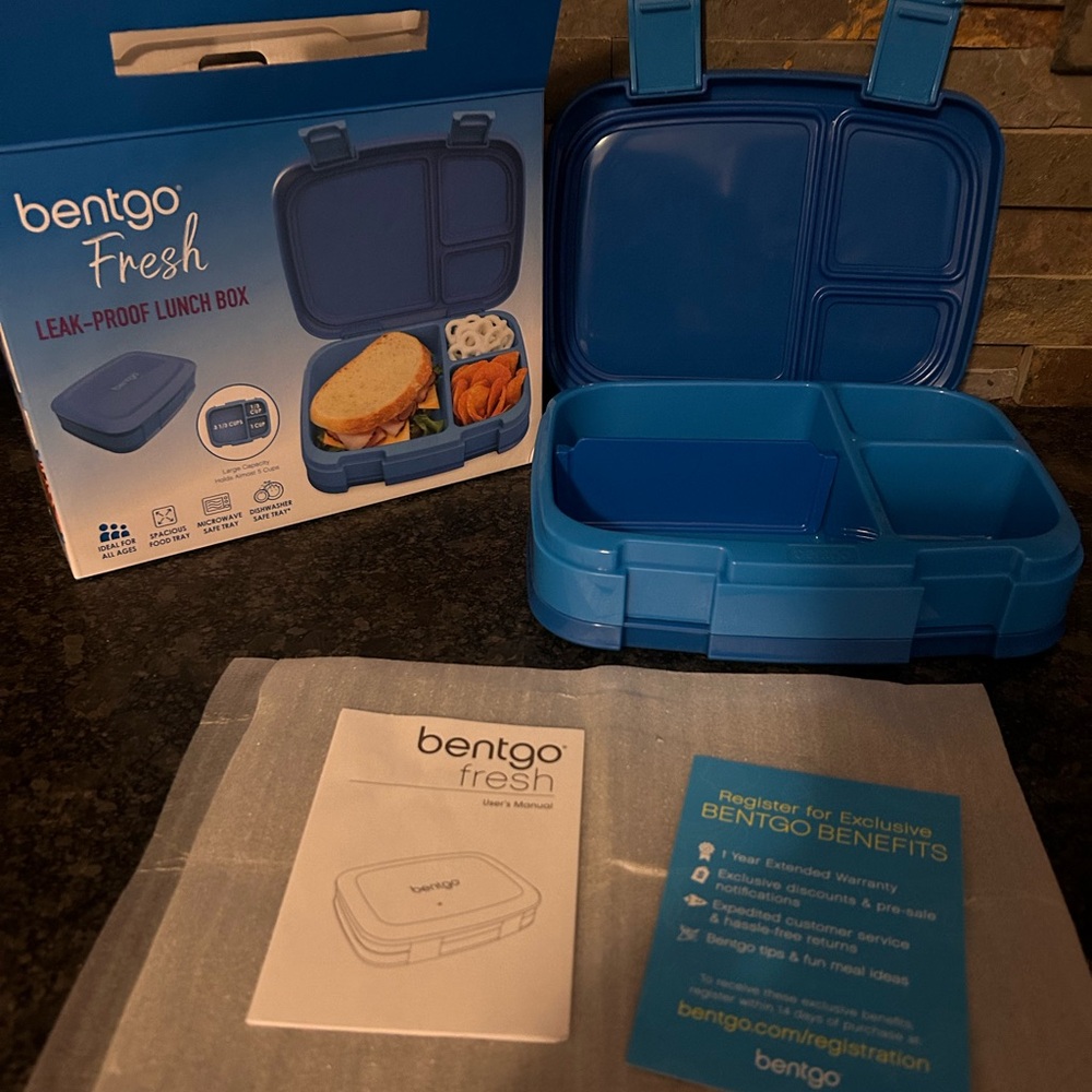 Bentgo lunch containers and lunch bag.  New and Like new items.